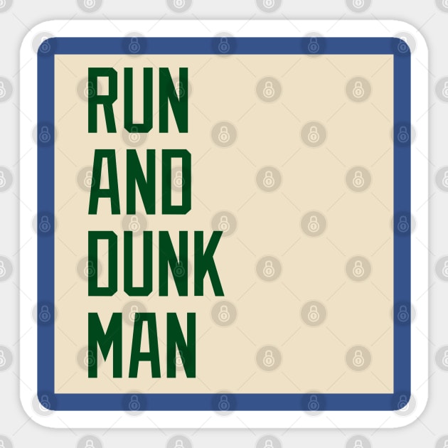 Run and Dunk Man Sticker by PantherU